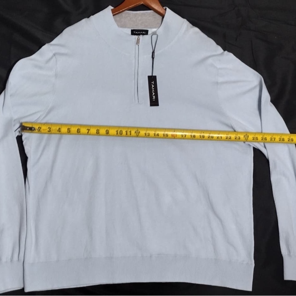 Tahari Men's Light Blue Sweater size XXL brand new e tags - Picture 3 of 9